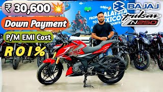 Finally New Bajaj Pulsar N250 Finance Details  Down Payment amp PM EMI Rate Of Interest Document [upl. by Kanor128]