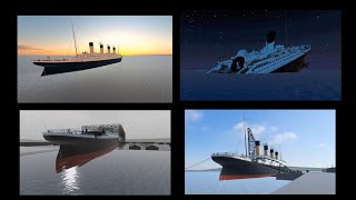 RMS TITANIC FULL STORY from launch to sink  Titanic 4D Simulator 5 [upl. by Dorcea]