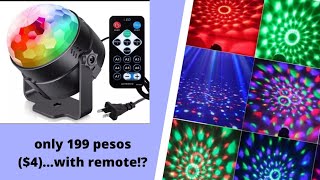 LED Party Light with remote from Lazada [upl. by Neehs]