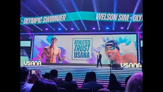 OLYMPIC SWIMMER amp GOLD DIRECTOR WELSON SIM SPEECH [upl. by Cheshire702]