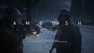 Call of Duty World War II  Campaign Ambush [upl. by Lemahs]