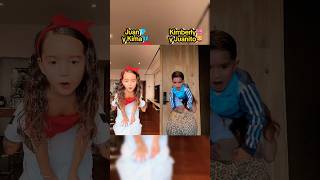 KIMA JUANITO KIM Y JUAN HACIENDO EL MISMO VIDEO 😅❤️  jukilop shorts kimberlyloaiza [upl. by Martella]