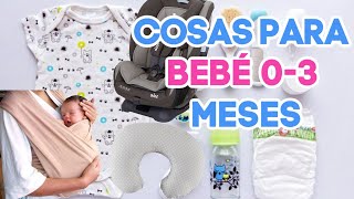 Cosas SI VAS A NECESITAR para bebés de 03 meses bebés bebés3meses maternidad [upl. by Sarat]