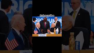 USA president at Brazil G20 submitIndian pm modiviralvideoshortfeedytshorts [upl. by Rizas]