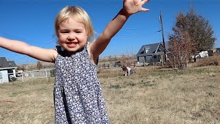 quotReady Steady Goquot Its Fall Cleanup on the Farm But Aubrey Found a Slide [upl. by Solomon]