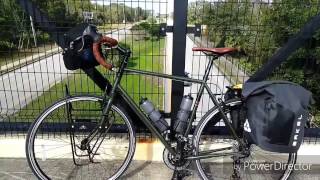 Fuji Touring bicycle and Fuji 650 Ace Arkel Orca panniers New years bicycle tour [upl. by Pember]