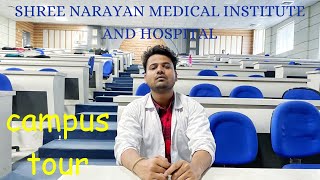 Shree Narayan Medical college saharsa campus vlog⚕️hostel tour  admission details  NEET🩺medico🏥 [upl. by Raphaela]