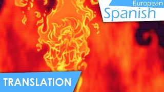 Hellfire Castilian Spanish Lyrics amp Translation [upl. by Valoniah]