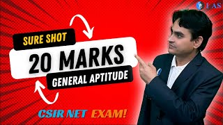 Ensure 20 Marks in CSIR NET General Aptitude 2023 with Sure Shot Series [upl. by Mellman]