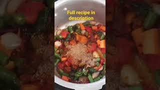 Sambar Sadam Recipe In Tamil  Sambar Rice In Tamil In Cooker  Sambhar Rice shorts [upl. by Slinkman]