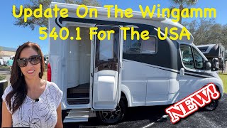 Update On The Wingamm Oasi 5401 European designed RV for the US Market 2023 Tampa RV Supershow [upl. by Nossah]