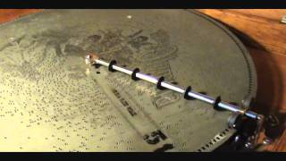 1899 Olympia 20 12 inch Antique Disc Music Box Playing quotZENDA WALTZESquot [upl. by Ytsrik]