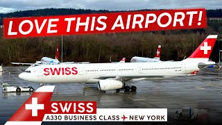 A Plane Spotters Dream · SWISS BUSINESS CLASS 🇨🇭 Zurich ✈ quotNew Yorkquot 🇺🇸 ALL Class [upl. by Razec]