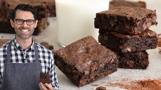 Fudgy Chocolate Brownies Recipe [upl. by Aja472]