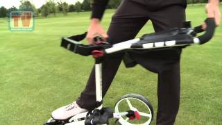 DGTV  Big Max Wheeler 4 Wheel Golf Trolley [upl. by Garges]