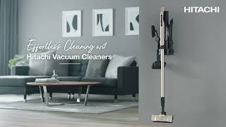 Hitachi Vacuum Cleaner Cordless Stick Effortless 30 Sec  Global 2022 Lifestyle [upl. by Yellac430]