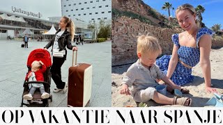 De reis begint We gaan naar SPANJE🇪🇸✈️  Vakantie Vlog🌴 [upl. by Amol]