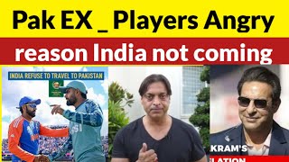 Pakistan Players Angry Why India Not Coming For Champion Trophy [upl. by Yllehs]