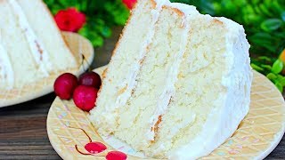 How To Make The Best White Cake  Rich and Moist White Cake Recipe [upl. by Lorna]