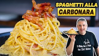 How to Make Next Level SPAGHETTI alla CARBONARA [upl. by Heilner]