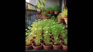 Easy way to grow coriander  shorts plants dhaniyakikheti [upl. by Lindsy]