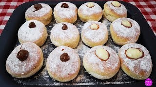 KROFNE IZ RERNE BEZ KAPI ULJA 🍩 kuhaj i peci  DONUTS WITHOUT OIL [upl. by Luckett]