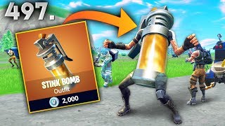 NEW SKIN STINK BOMB Fortnite Daily Best Moments Ep497 Fortnite Battle Royale Funny Moments [upl. by Kcinomod804]