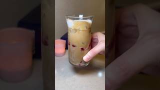 Raspberry iced coffee 😋😍 shorts viralvideo [upl. by Aihselef]