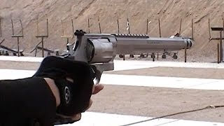 実弾射撃 SampW500 マグナムリボルバー 105インチ SampW500 Revolver [upl. by Magda]