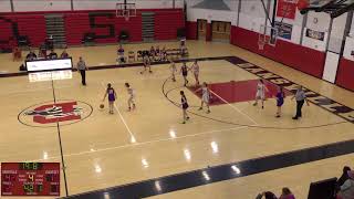 Dansville JV vs Pavilion Girls JV Basketball [upl. by Nalro]