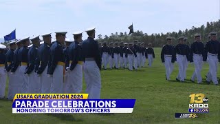 Air Force Academy graduation parade honors Class of 2024 [upl. by Fidela]