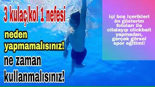 Serbest stil yüzme nefes ritim varyasyonları 3 kulaçkol 1 nefes nasıl yüzülür [upl. by Fridlund398]