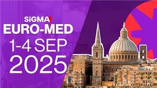 SiGMA EuroMed 2025 Now in September [upl. by Hiro]