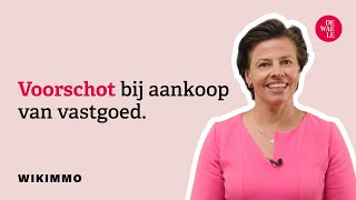 Voorschot bij aankoop van vastgoed [upl. by Eleinad]