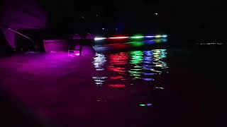 OutlawWhipscom OutlawPontoonLEDcom Pontoon LED Lighting [upl. by Enahpad]