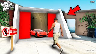 GTA 5  I Opened The Most Secret And Hidden Tunnel Near Franklins House GTA 5 Mods [upl. by Etennaej]