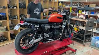 Triumph Speed Twin 1200 ☆☆Motone Nautilus Exhaust System☆☆ [upl. by Yecnay]