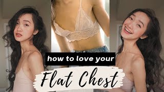 SMALL BOOBS CONFIDENCE  How to love your flat chest  Im 32AA [upl. by Shelman857]