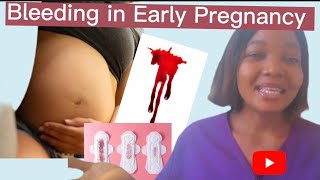 Bleeding in early pregnancy What cause bleeding Is it normal [upl. by Htebazile411]