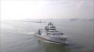 The 871m 2859quot OceanXplorer having a first day of sea trials [upl. by Barabbas]