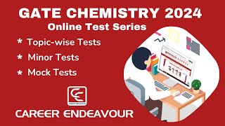 GATE Chemistry Online Test Series 2024 Career Endeavour  GATE Chemistry Test Series [upl. by Shapiro639]