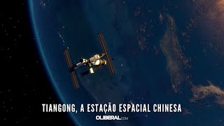 Tiangong a estação espacial chinesa [upl. by Ymot18]