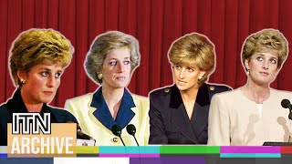 Four Iconic Princess Diana Speeches  Rare Footage 1990–1995 [upl. by Naginarb]