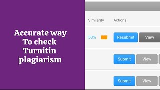 Accurate way to check plagiarism report  Plagiarism report [upl. by Ssej]