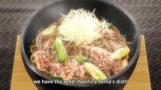 Shokugeki no Soma Season 4 Episode 12  Somas Dish Tasting [upl. by Rodd80]