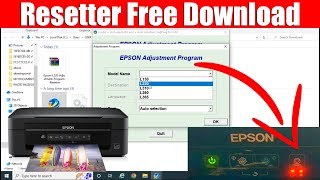 Epson Adjustment Program Reset Software Download [upl. by Rellim]