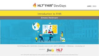 Simone Heckmann  Introduction to FHIR  DevDays 2023 Amsterdam [upl. by Ruder]