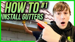 How to Install Gutters Part 1  DIY Professional Installation Instructions [upl. by Lemuela]