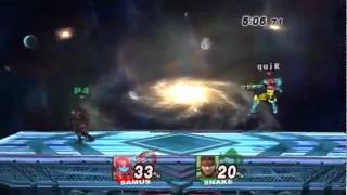 BDE LB  quiksilver Samus vs Akuma Snake 1 [upl. by Anytsirhc147]