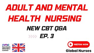 NMC CBT Sample Nursing QampA  August 2022  Episode 3 globalnurses cbt [upl. by Osber809]